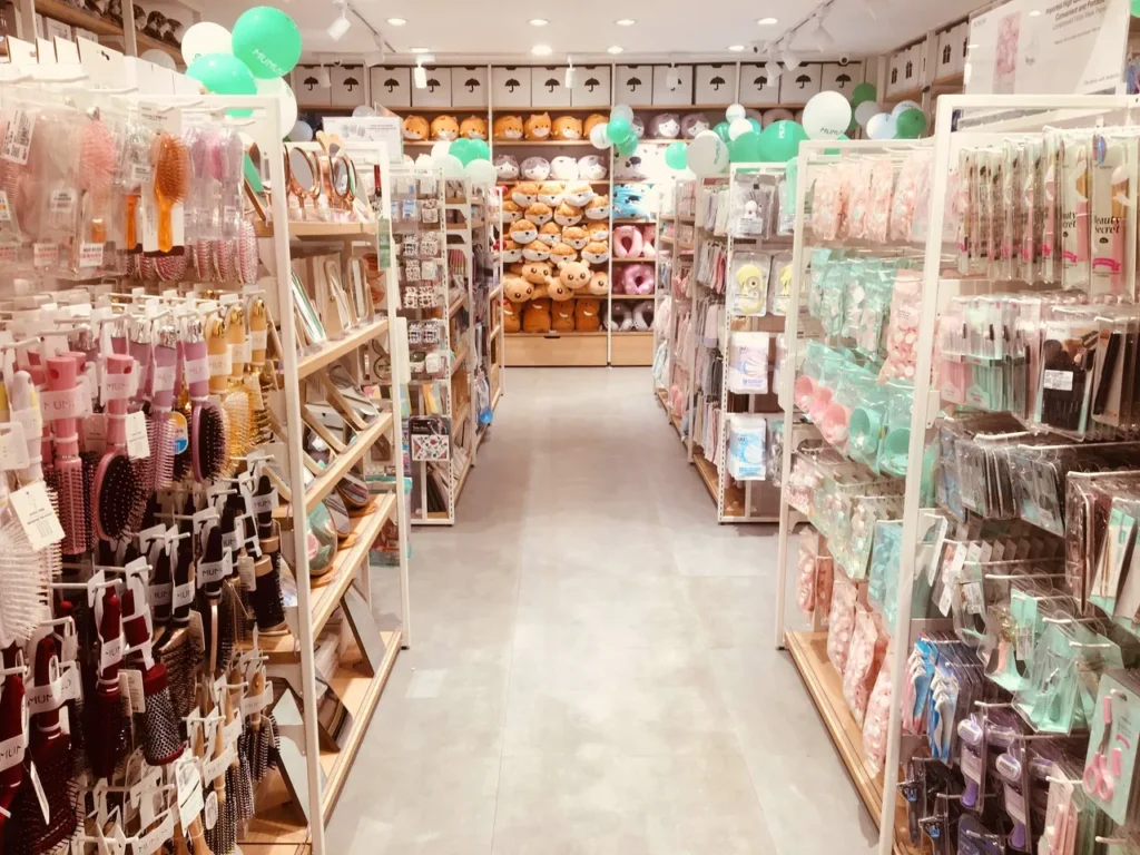 Colourful aisles inside the MUMUSO Summerside store
