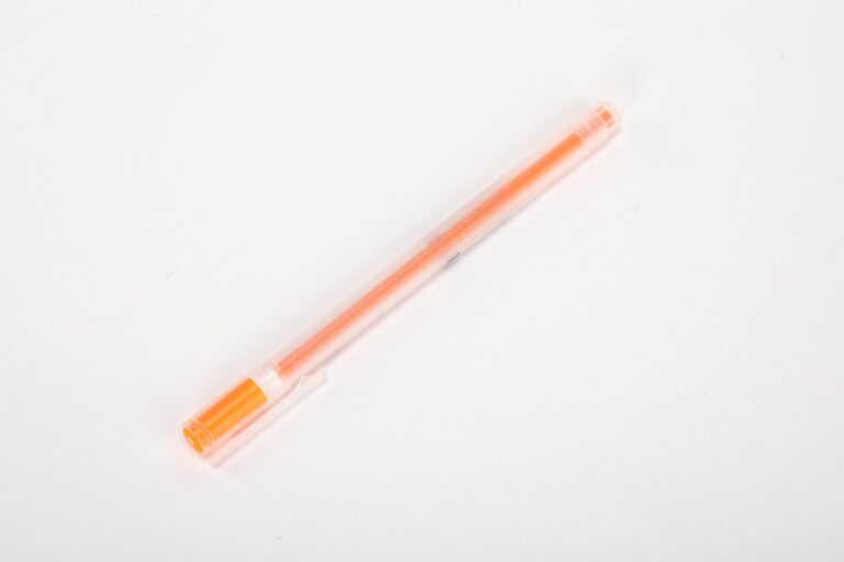 MUMUSO 0316 Unique Color Gel Ink Pen-Orange