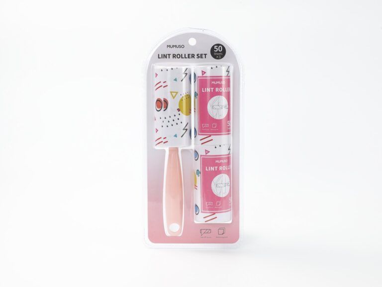MUMUSO Lint Roller Set-Pink