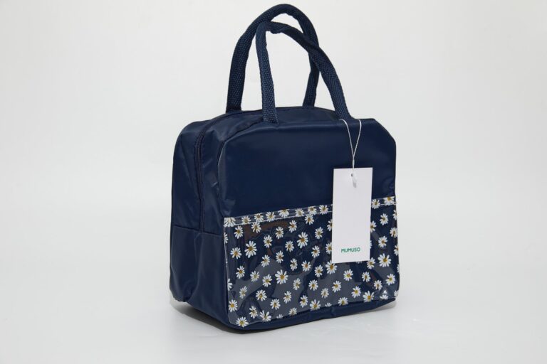 MUMUSO Daisy Lunch Bag-Navy Blue