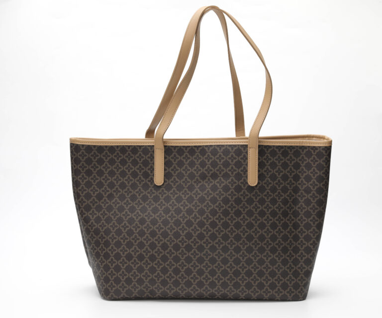 MUMUSO Large-Capacity Flower Printed Commuter Tote Bag (Coffee) product image