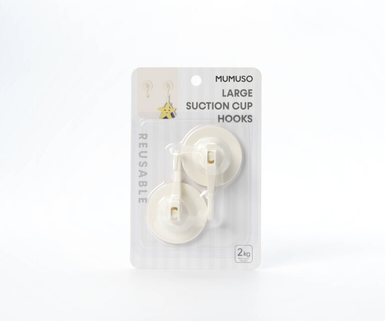 MUMUSO Large Suction Cup Hooks (2-Pack) product image