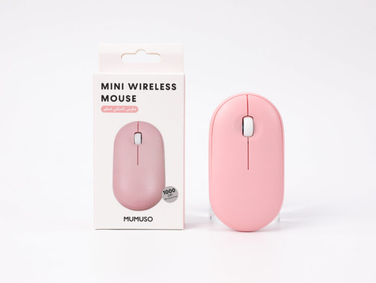 MUMUSO Mini Wireless Mouse (Battery-Operated/Pink) product image