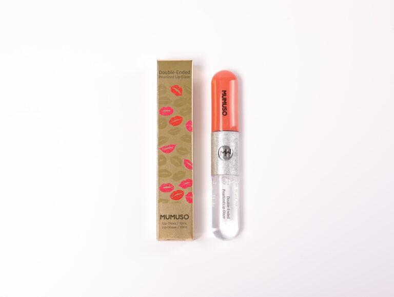 MUMUSO Double-Ended Pearlized Lip Glaze (01 Nude Brown) product image