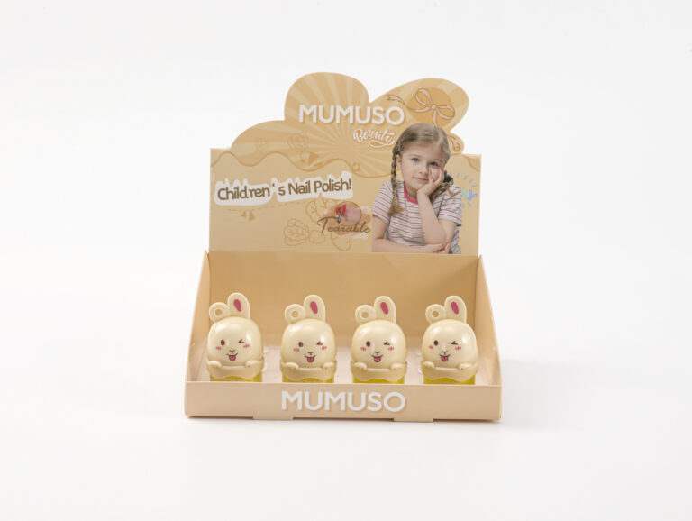 MUMUSO Cute Bunny Peel-Off Water-Based Nail Polish For Kids (03 Sunshine Yellow) product image