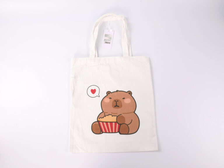 MUMUSO Popcorn Capybara Canvas Tote Bag product image