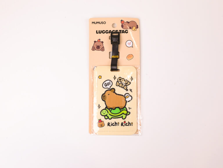 MUMUSO Adorable Capybara Luggage Tag (Style D) product image
