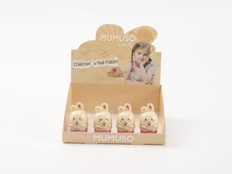 MUMUSO Cute Bunny Peel-Off Water-Based Nail Polish For Kids (01 Baby Pink) product image