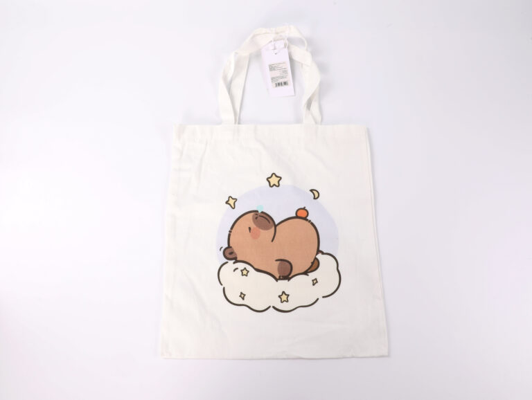 MUMUSO Sleepy Capybara Canvas Tote Bag product image