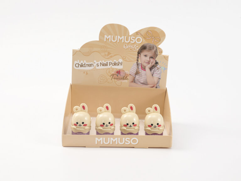 MUMUSO Cute Bunny Peel-Off Water-Based Nail Polish For Kids (05 Lavender Purple) product image