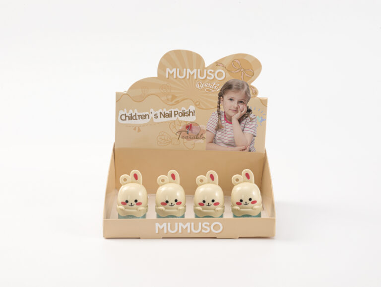 MUMUSO Cute Bunny Peel-Off Water-Based Nail Polish For Kids (04 Sky Blue) product image