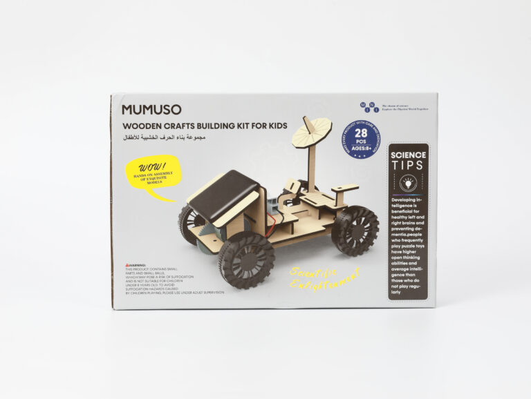 MUMUSO Wooden Crafts Building Kit For Kids (Mars Explorer/28 Pcs) product image