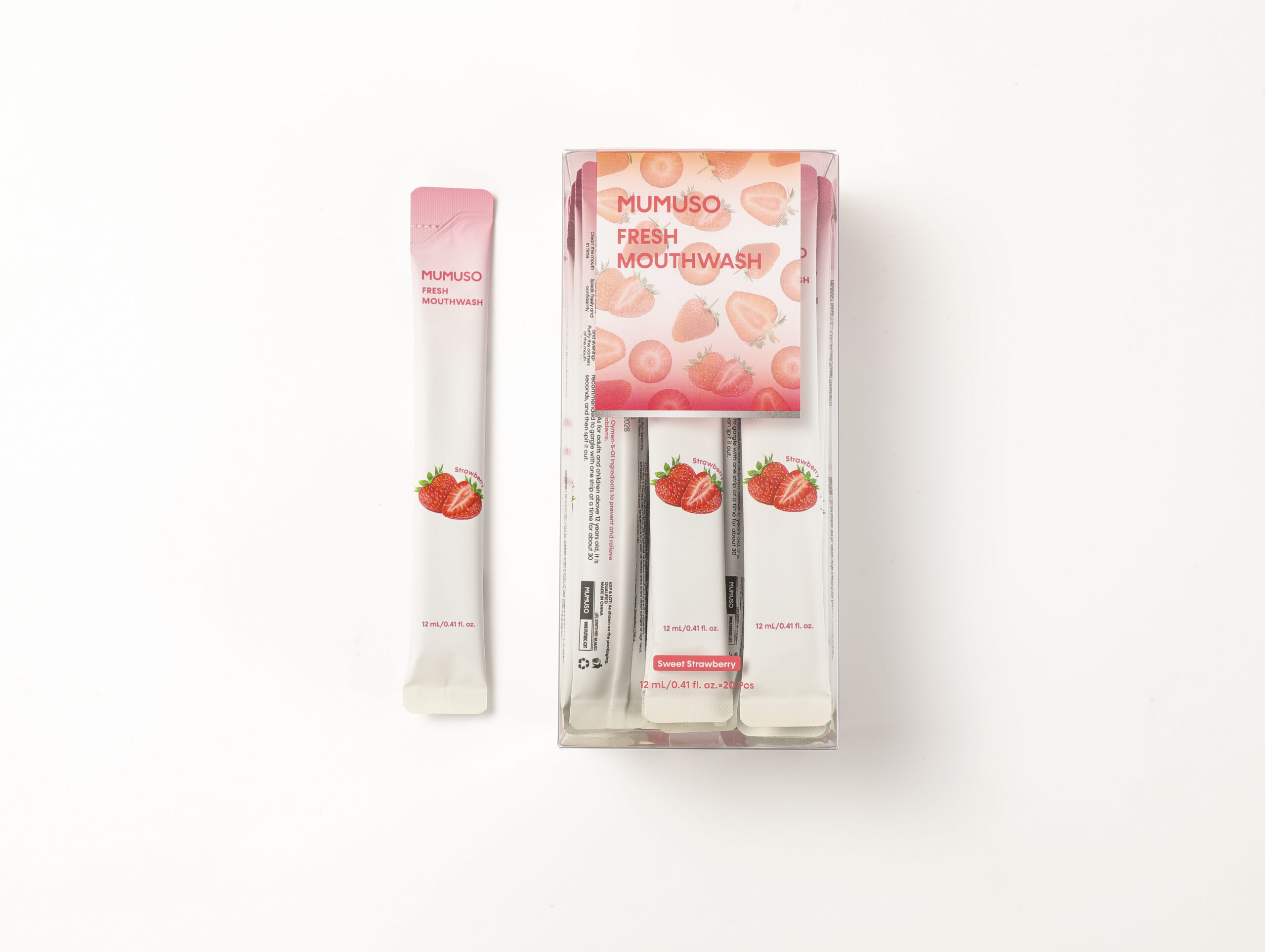 MUMUSO Strawberry Mouthwash product image