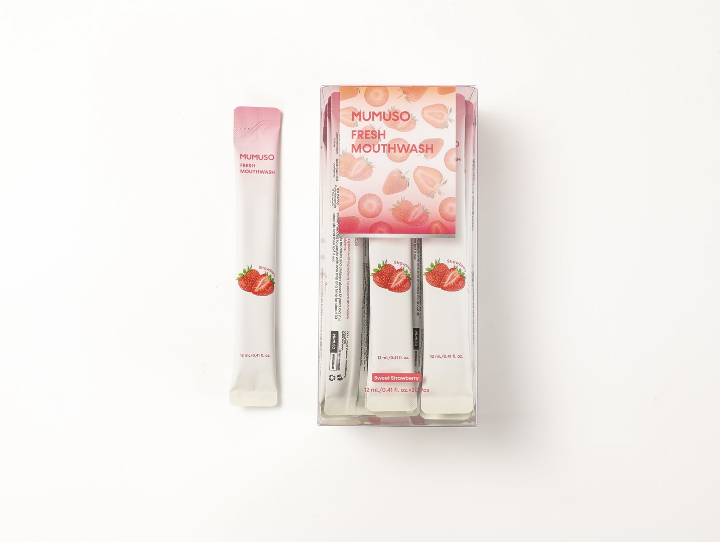 MUMUSO Strawberry Mouthwash alternate product view