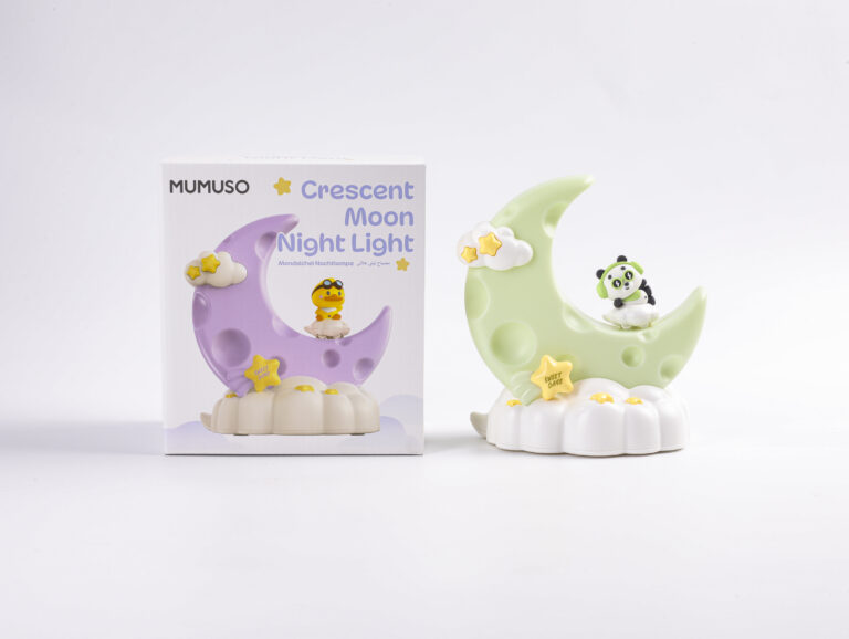 MUMUSO Crescent Moon Night Light (Sliding Panda/Green) product image