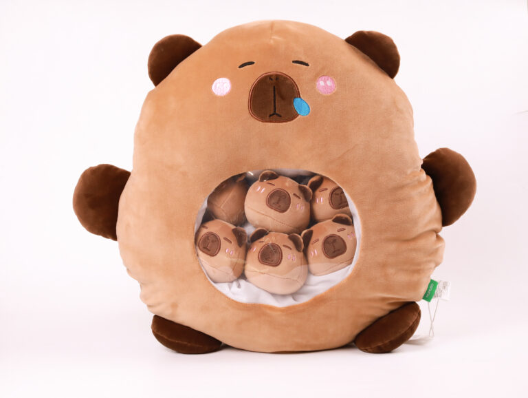 MUMUSO 60 Cm Capybara Stuffed Animal With 6 Babies Inside product image