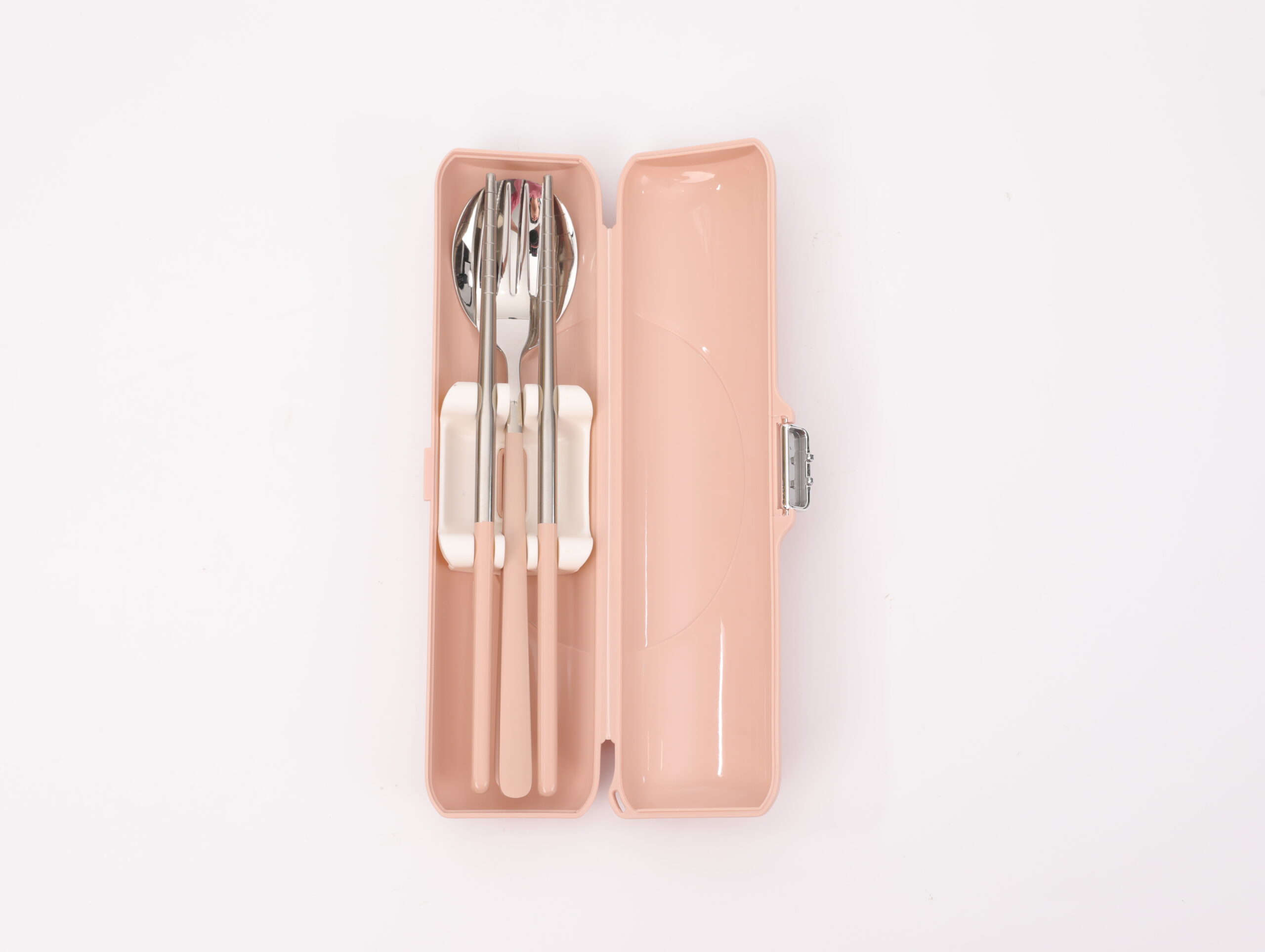MUMUSO Elegant Bowtie 3-Piece Flatware Set (Russet Pink) alternate product view