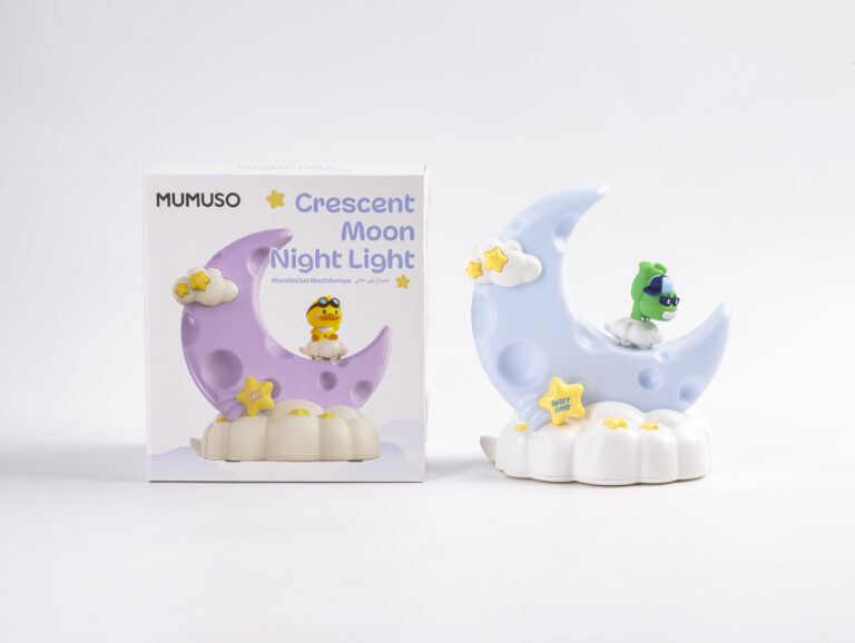 MUMUSO Crescent Moon Night Light (Sliding Dinosaur/Blue) product image