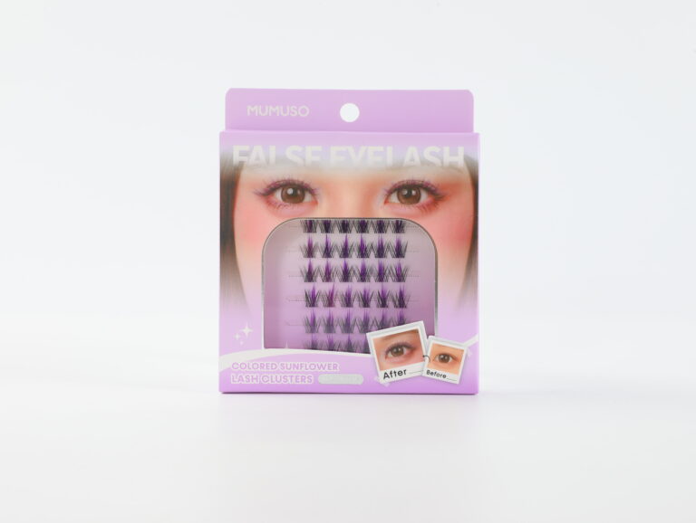MUMUSO Colored Sunflower Lash Clusters (48 Clusters/Purple) product image