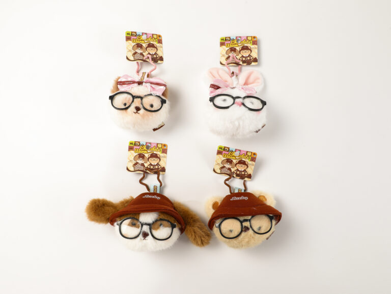 MUMUSO Sunglasses-Wearing Stuffed Animal Bag Pendant product image