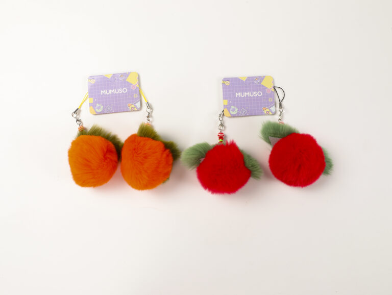 MUMUSO Plush Fruit Mini Twin-Pack Bag Pendant product image