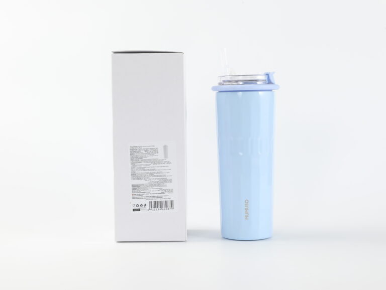 MUMUSO Macaron Series Insulated Coffee Tumbler (500 ml/Blue) product image