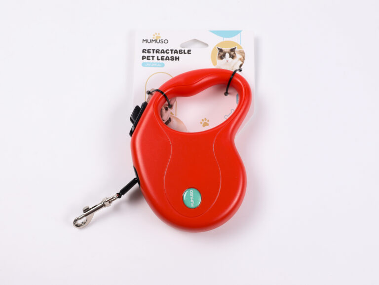 MUMUSO Retractable Pet Leash (5 Meters/Red) product image