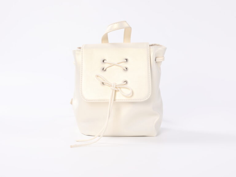 MUMUSO Lovely Girl Backpack With Bowknot-Beige product image