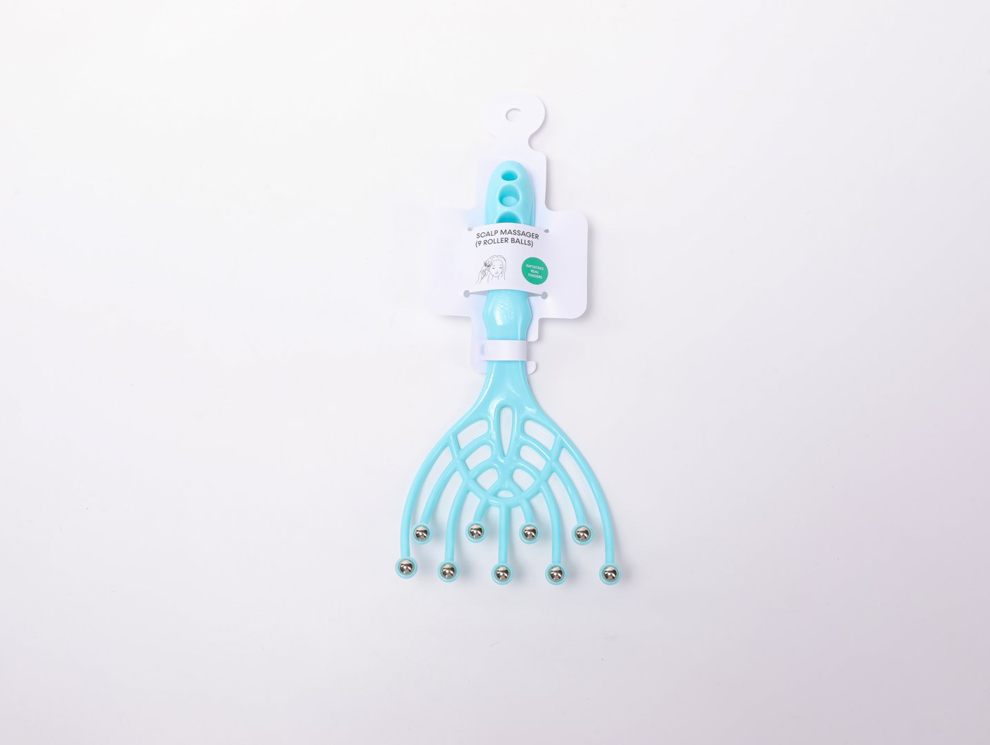 MUMUSO Scalp Massager (9 Roller Balls/Blue) alternate product view
