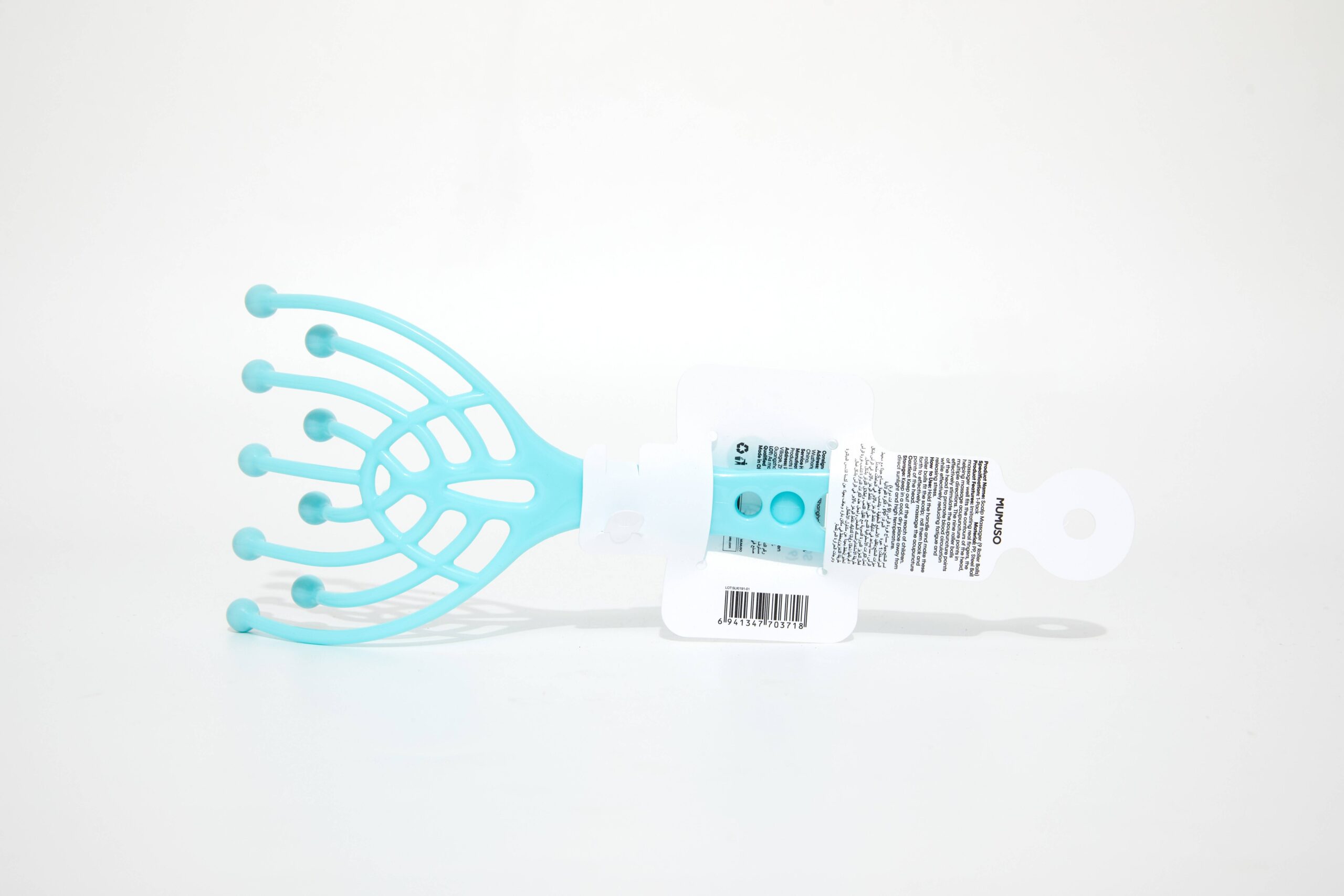 MUMUSO Scalp Massager (9 Roller Balls/Blue) alternate product view