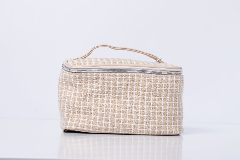 MUMUSO Cosmetic Case (Jacquard Weave/Apricot) product image