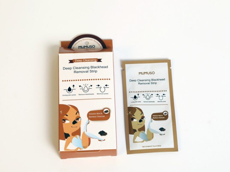 MUMUSO Deep Cleansing Blackhead Remover Pore Strips Volcanic Mud & Bamboo Charcoal product image
