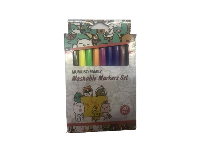 MUMUSO Washable Markers Set (30-Pack) product image