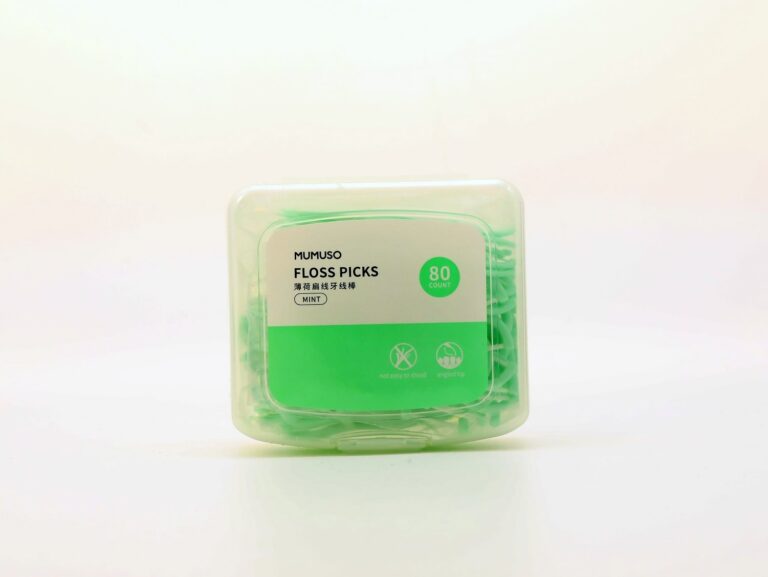 MUMUSO Flat Thread Floss Picks-Mint/80 Count product image