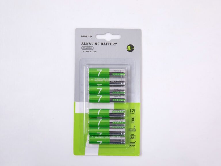 MUMUSO 8-Pack Mercury Free Aaa Alkaline Battery -Green product image