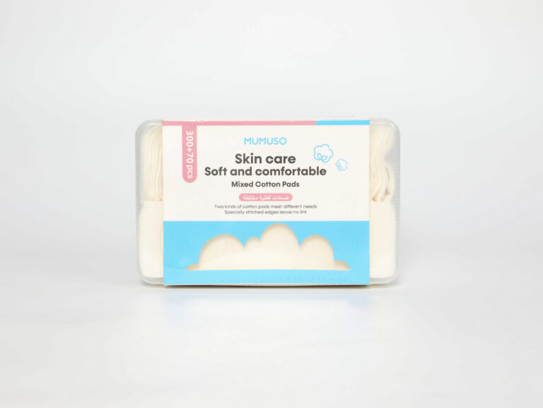 MUMUSO Mixed Cotton Pads (300 Pcs+70 Pcs) product image