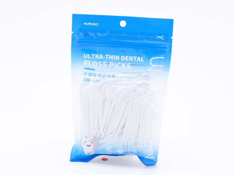 MUMUSO Ultra-Thin Dental Floss Picks (100 Count) product image