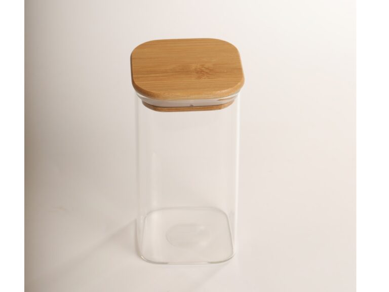 MUMUSO Square Glass Storage Jar-750 ml product image