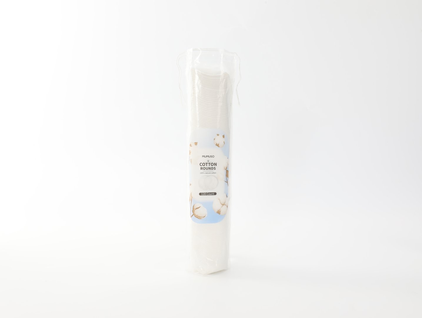 MUMUSO Cotton Rounds (120 Counts) alternate product view