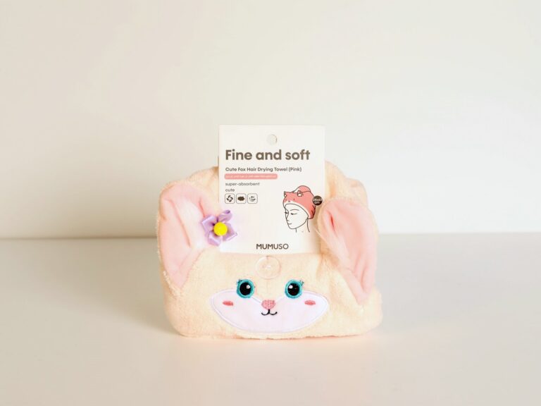 MUMUSO Cute Fox Hair Drying Towel (Pink) product image