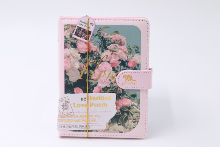 MUMUSO 32K Pu Notebook With Magnetic Clasp (Romantic Flowers) product image