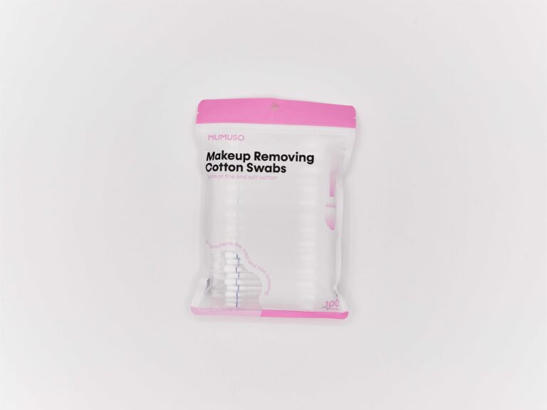MUMUSO Makeup Removing Cotton Swabs (Round End/100 Counts) product image