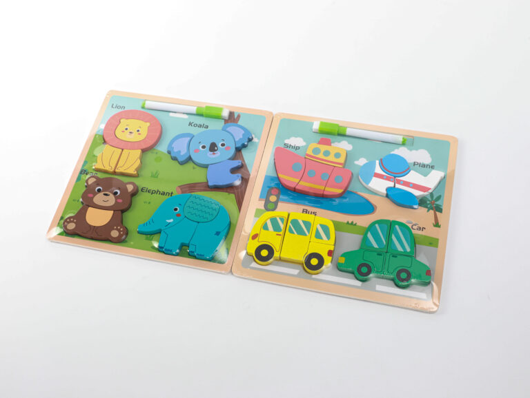 MUMUSO 4-In-1 Wooden Puzzle Doodle Board Set product image