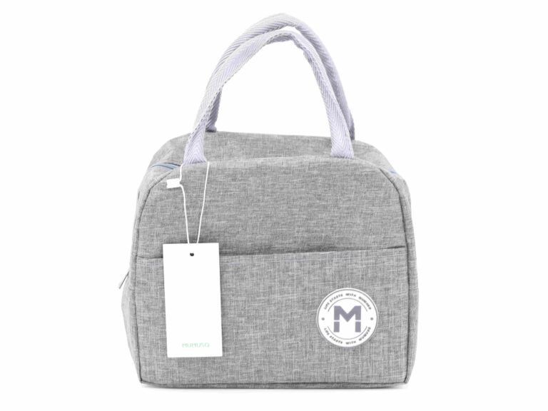 MUMUSO Insulated Lunch Bag (Grey) product image