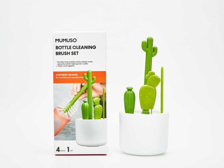 MUMUSO Bottle Cleaning Brush Set (Potted Cactus) product image