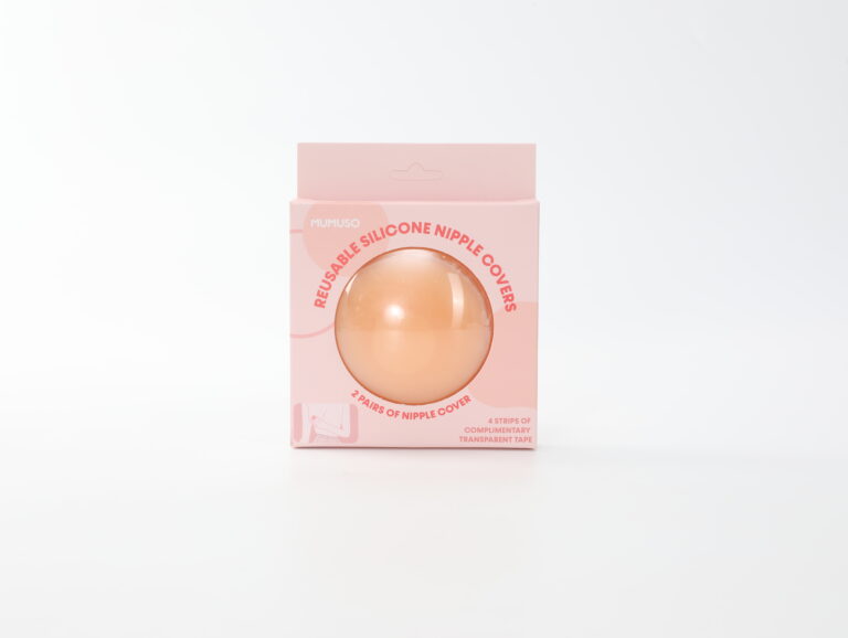 MUMUSO Reusable Silicone Nipple Covers (2 Pairs) product image