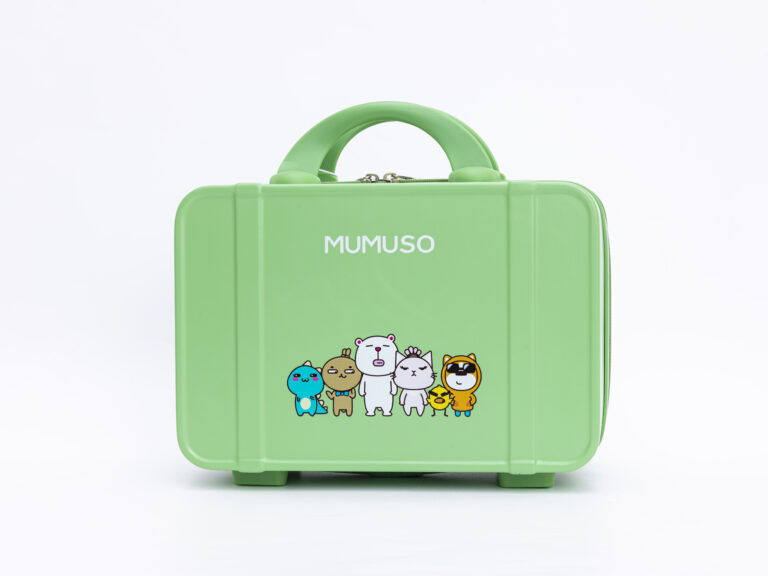 MUMUSO 14-Inch MUMUSO Family Travel Suitcase (Rectangular/Green) product image