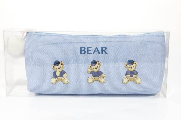 MUMUSO Corduroy Pencil Case (Blue) product image