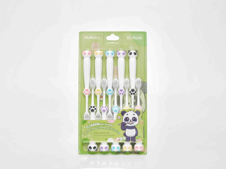 MUMUSO Cartoon Panda Toothbrush Set For Kids (10-Pack) product image