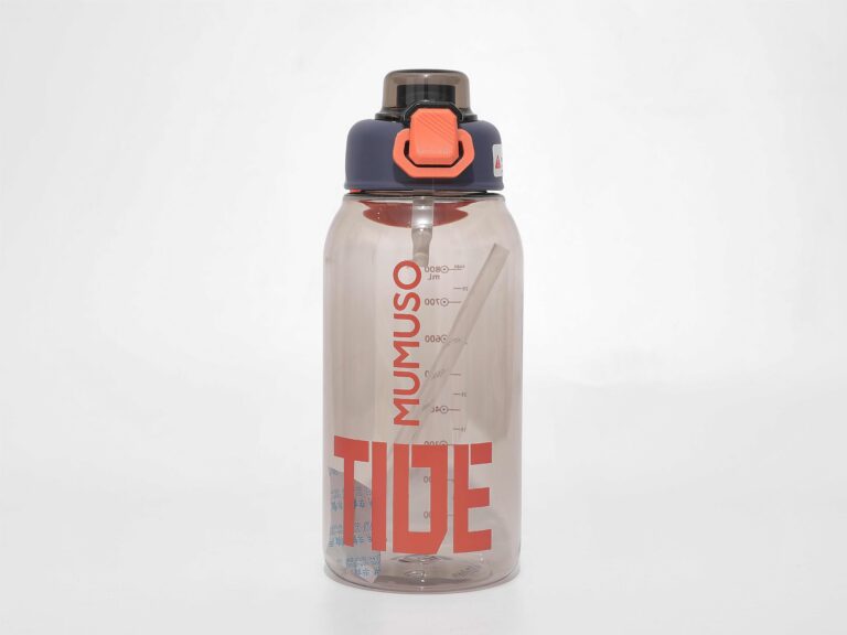 MUMUSO Portable Water Bottle With Flip-Top Lid (Blue/1000 ml) product image